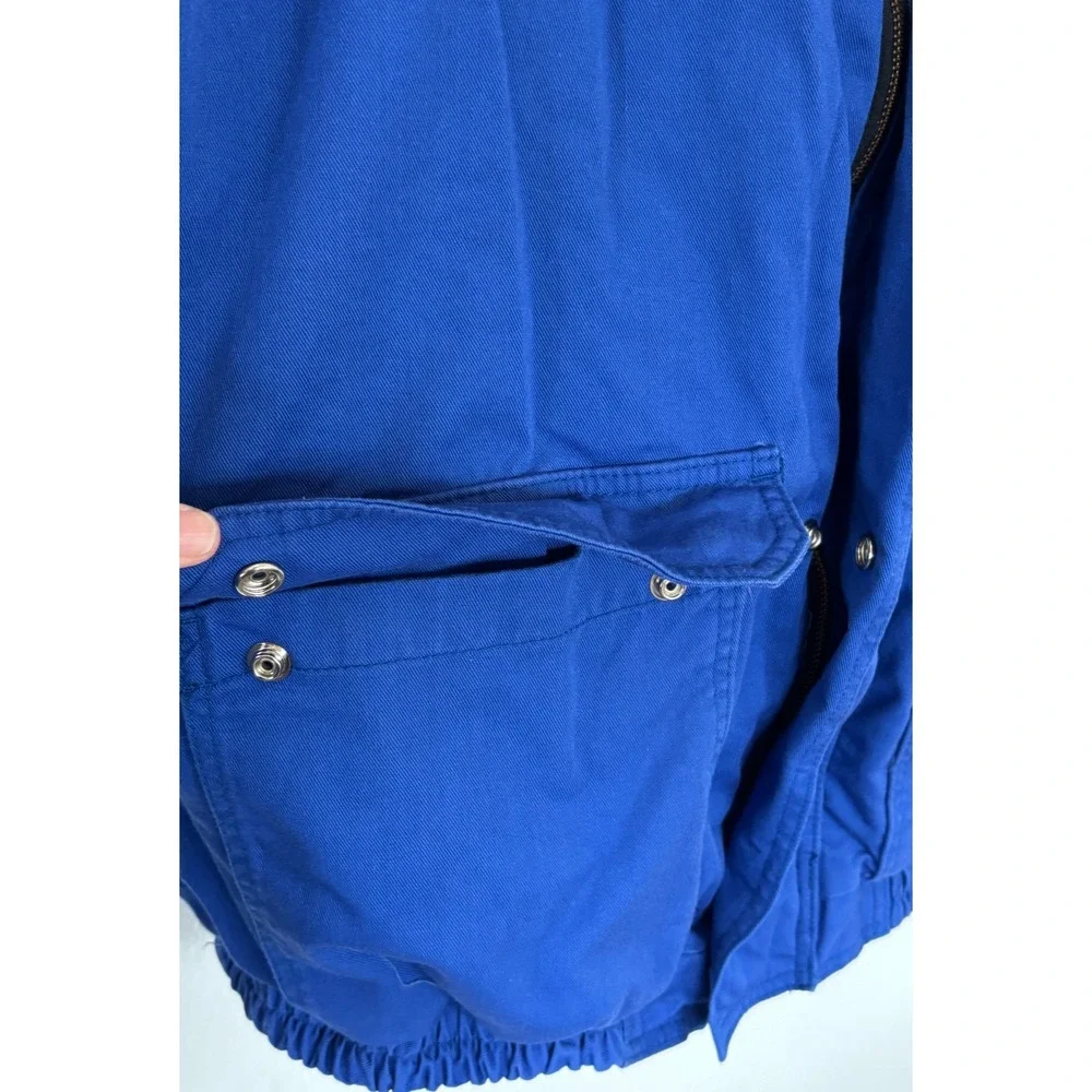 Bulwark Jacket 3XL Blue Excel FR work Fire Resistant Bomber JLJ8RB3 Lineman coat